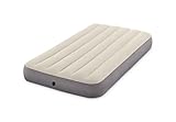 Intex Airbed Materasso Deluxe Singolo Classic Dura Beam con Tecnologia Fiber Tech, Tinta Unita,...