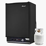 Smad Frigo Trivalente per Camper, 12V/220V/Gas, Frigorifero a Gas, 28-30mbar, Mini Frigobar per...