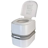 BB Sport Toilette Portatile 24l WC Chimico con Pompa a Pistone e Porta Carta-Igienica Altezza della...