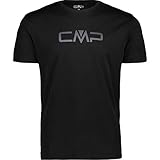 CMP - T-shirt da uomo, Nero, 50