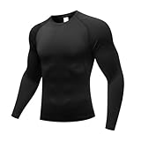 Towintec Maglietta a Compressione da Uomo Maglia Manica Lunga Camicia Asciugatura Rapida Traspirante...