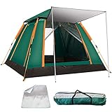 KoKoBin Tenda da Campeggio Automatica per 4 Persone -Impermeabile Tenda con zanzariera e 100% Anti...
