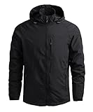 OlyljpinZ Giacca Softshell da Uomo Giacca da Esterno Antivento Casual Sportivo Leggero Giacca a...