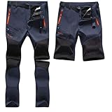 SANMIO Pantaloni Trekking Uomo Esterno Asciugatura Veloce Funzionali Leggeri Traspiranti...