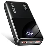 Power Bank 20000mAh, PD3.0 QC4.0 22.5W Fast Charging PD20W USB C PowerBank Portable Charger with LCD...