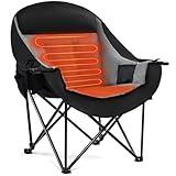 apollo walker Sedia da campeggio riscaldata pieghevole - 6 punti di supporto Sedia da spiaggia con...