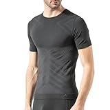 Risalti Maglia Termica Uomo Manica Corta Energy - Maglia Tecnica Uomo Traspirante, Intimo Termico...