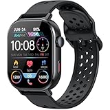 Jugeman Orologio Smartwatch GPS Uomo Donna, 2.06' AMOLED 5ATM Smartwatch con Chiamate, 110+Modalità...