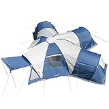 Tenda da campeggio a cupola Korsika/Turin per 9-12 persone | 3 cabine letto, con/senza Sleeper...