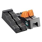 VOUNOT® Set di 2 Rampe Livellatrici per Camper in Polipropilene, Rampa Auto Antiscivolo da 5...