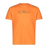 CMP - T-Shirt da Uomo, Flame-Antracite, 48