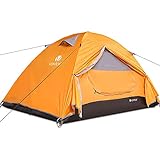 V VONTOX Tenda Campeggio, 2-3 Persone Ultra-Leggero Tenda Impermeabile a Due Porte per Campeggio,...