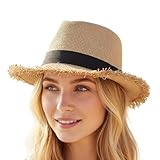 Générique Cappelli di paglia da donna,Copricapo a tesa larga per carnevale,Cappello da cowboy in...