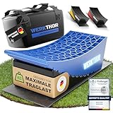 WERKTHOR Cunei per Camper (Blu) - [Set di 2] Cunei Collaudati per Caravan, Camper e Rimorchi...