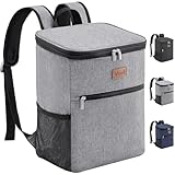 Lifewit Zaino Termico 24L (30 Lattine), Borsa Frigo Portatile con Scomparto, Grande Borse Termica...