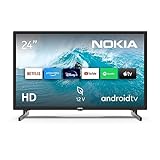 Nokia TV LED HD da 24 pollici (60 cm) Smart Android TV (12V da campeggio (WLAN, triplo...