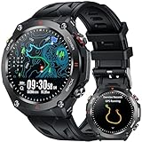 Smartwatch Uomo con GPS orologio Chiamate: 1,45' Fitness Smart Watch Impermeabile con AI Controllo...