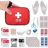 HONYAO® Kit di Pronto Soccorso Portatile 90 Pezzi, Mini Kit Primo Soccorso, Borsa Pronto Soccorso...