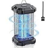 Jawlark Lampada Antizanzare Elettrica 4200V 18W, Lampada per Zanzare Da Interni ed Esterni, Ammazza...