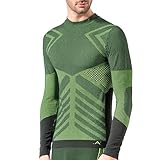Risalti Lupetto Maglia Termica Uomo Collo Alto Energy - Maglia Tecnica Uomo Manica Lunga,...