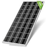 ECO-WORTHY pannello solare policristallino 100 Watt monocristallino Fotovoltaico 12V in Camper...