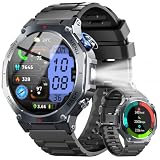 Smartwatch Uomo GPS, 1.43' AMOLED Militari Orologio Smartwatch con Chiamate Bluetooth, 5 ATM Smart...